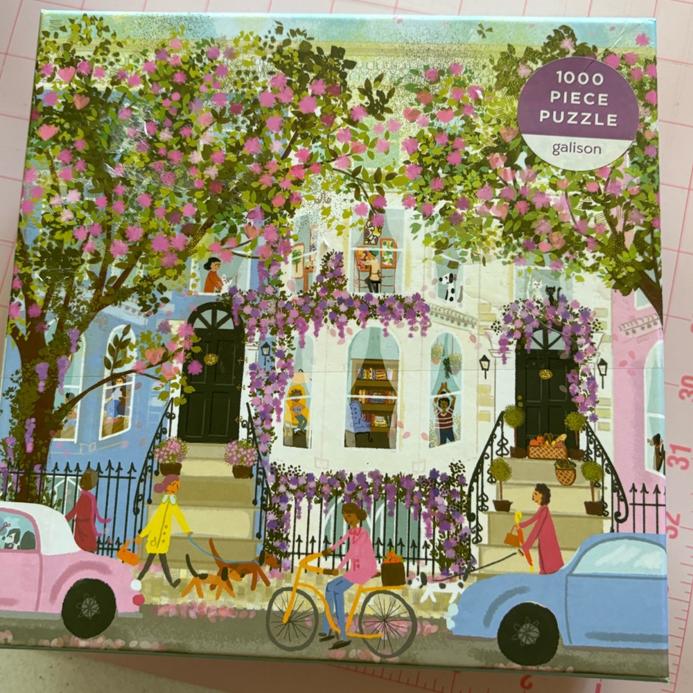 Galison Spring Terrace 1000 Piece Puzzle